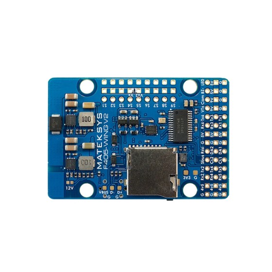 Bestseller Matek Mateksys F405 WING V2 Flugcontroller F405-WING-V2 FC Baro OSD Blackbox für ArduPilot INAV RC Starrflügler-Modell